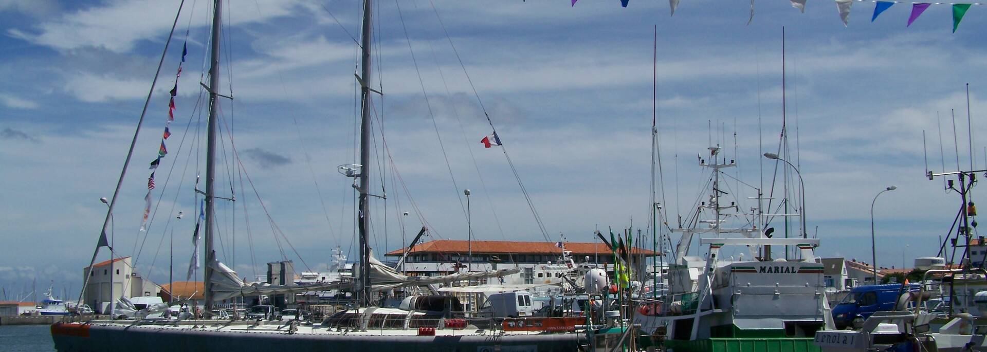 Bike ride in Port Joinville, Ile d'yeu
