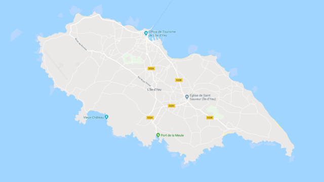Map of L'île d'Yeu
