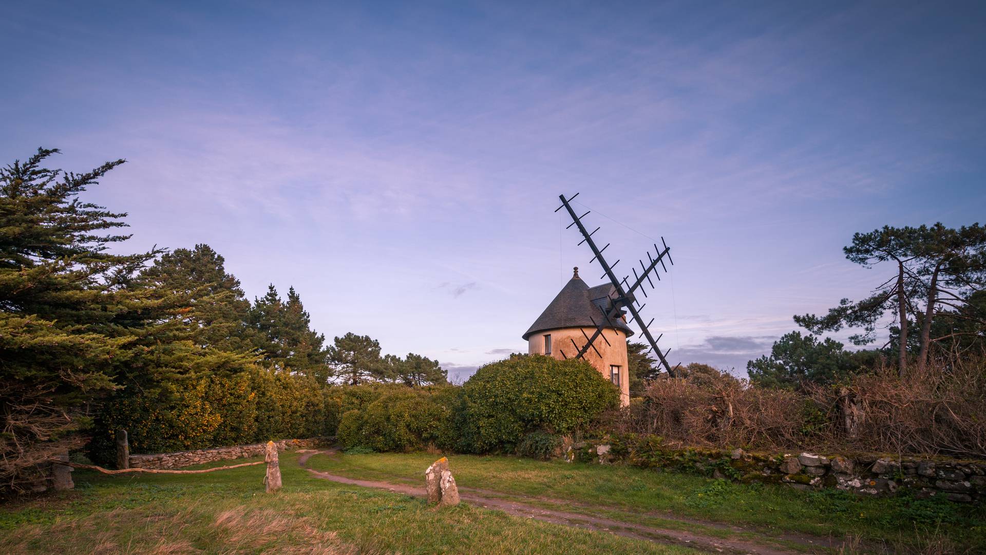 The mill at Le Calvaire, Ile d’Yeu 